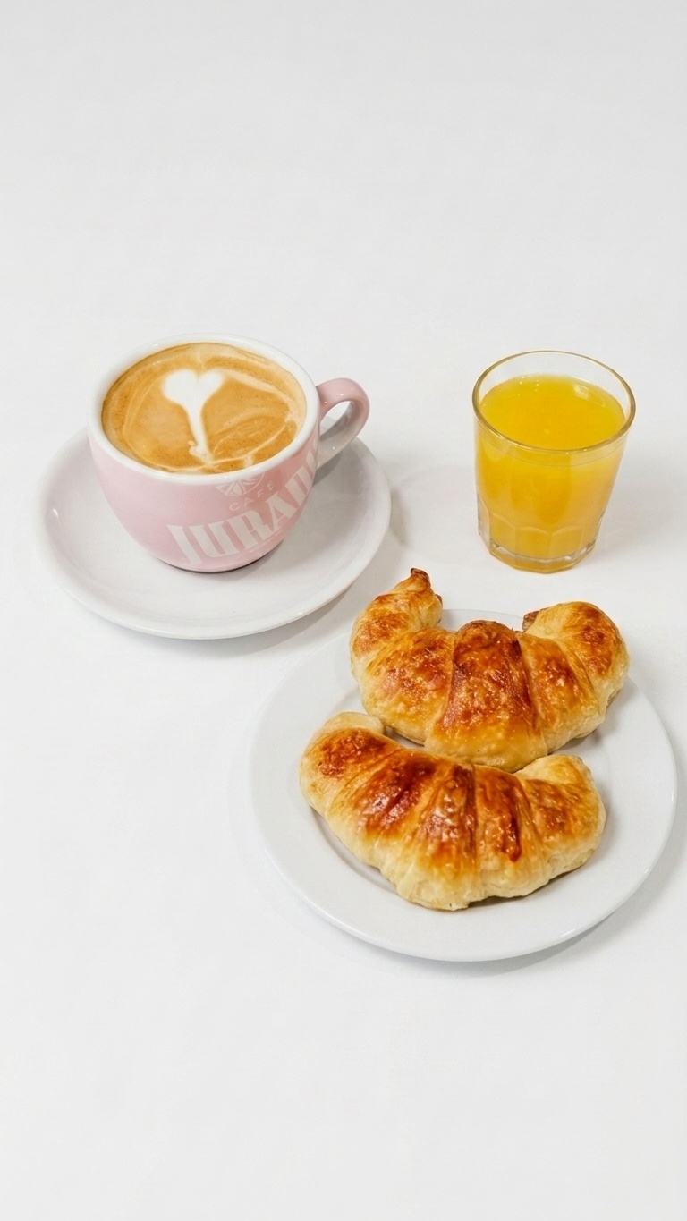 Café con dos medialunas